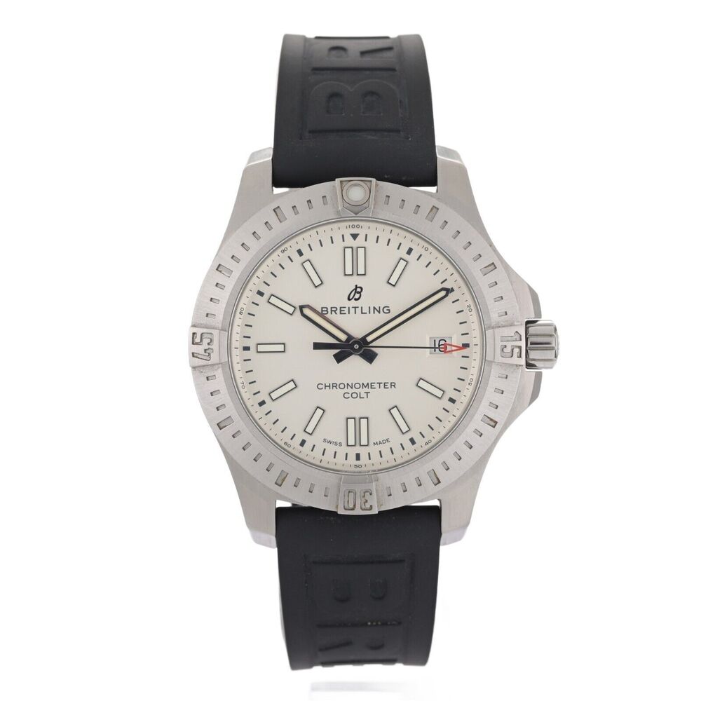 Breitling Colt Chronometer A17313 White 41mm Automatic Men's Watch